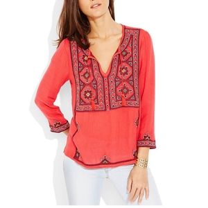 Women's Lucky Brand Embroidered Geo Tunic